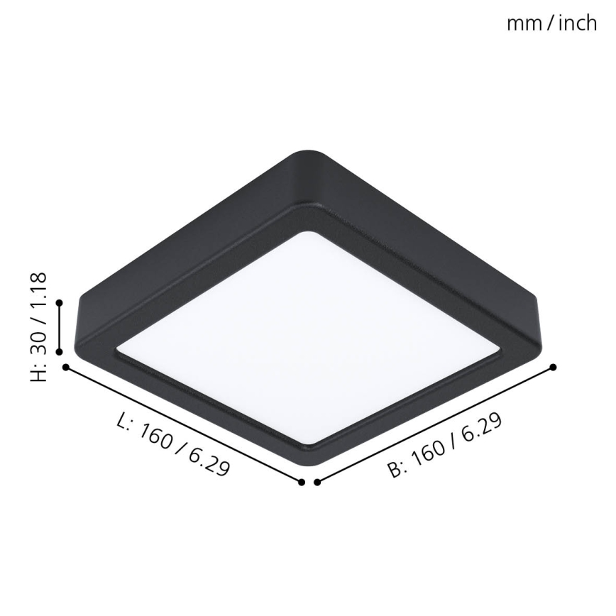 Eglo 99243 - LED-kattovalaisin FUEVA 5 LED/10,5W/230V