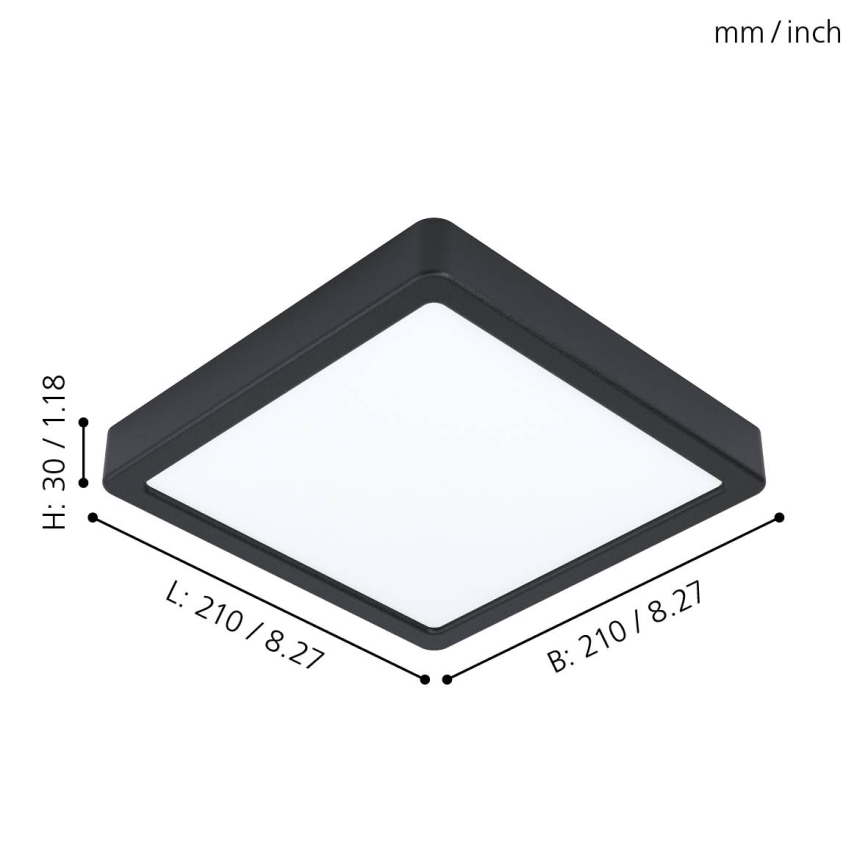 Eglo 99244 - LED-kattovalaisin FUEVA 5 LED/16,5W/230V
