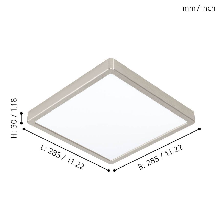 Eglo 99254 - LED-kattovalaisin FUEVA 5 LED/20W/230V