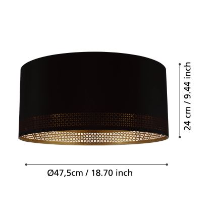 Eglo 99272 - Kattovalo ESTEPERRA 1xE27/40W/230V