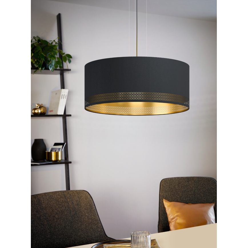 Eglo 99274 - Kattokruunu narulla ESTEPERRA 3xE27/40W/230V