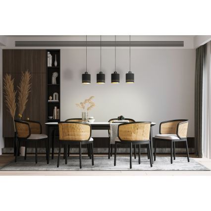 Eglo 99275 - Kattokruunu narulla ESTEPERRA 4xE27/28W/230V