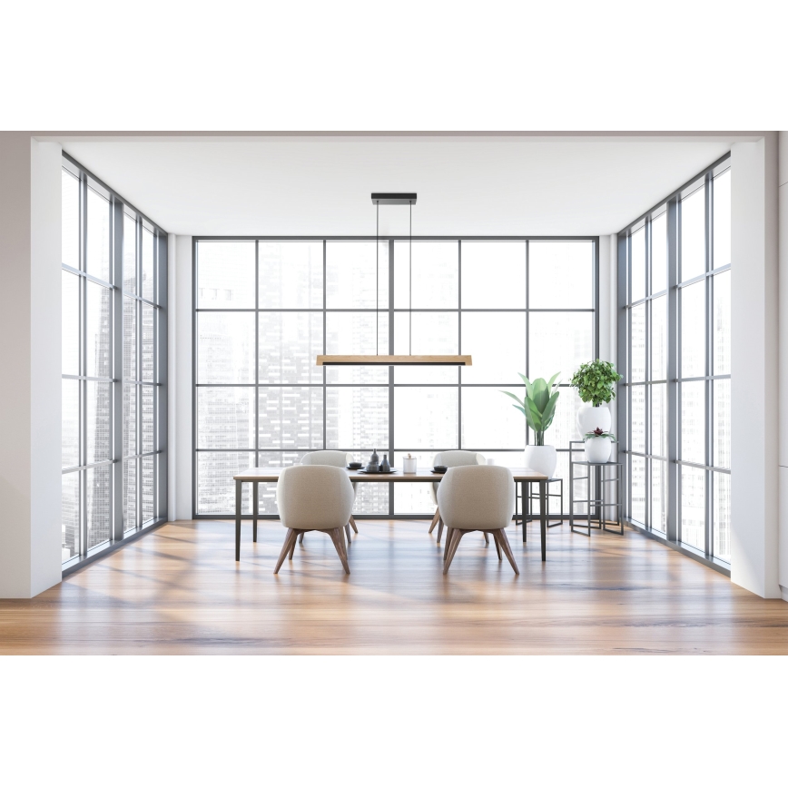 Eglo 99293 - Himmennettävä LED-kattokruunu narussa CAMACHO LED/25,5W/230V