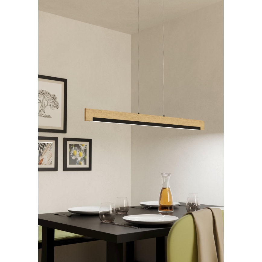 Eglo 99293 - Himmennettävä LED-kattokruunu narussa CAMACHO LED/25,5W/230V