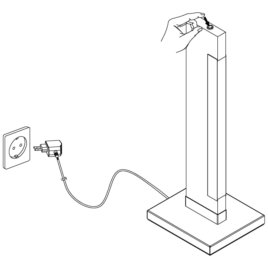 Eglo - Himmennettävä LED-pöytävalaisin LED/6,5W/230V