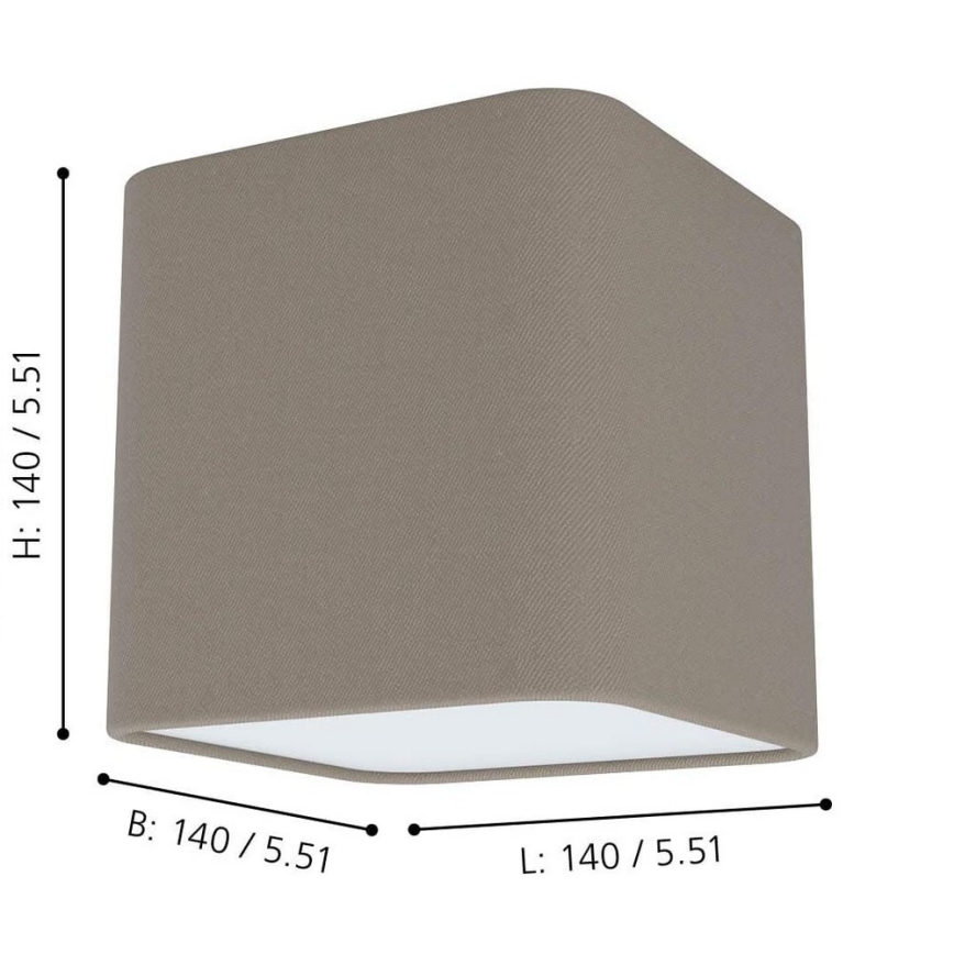 Eglo 99302 - Kattovalo POSADERRA 1xE27/28W/230V