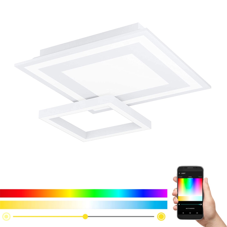 Eglo - Himmennettävä LED-RGB-kattovalaisin SAVATAEILA-C LED/20W/230V