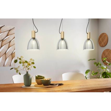 Eglo 99314 - Kattokruunu narulla LEBALIO 3xE27/40W/230V
