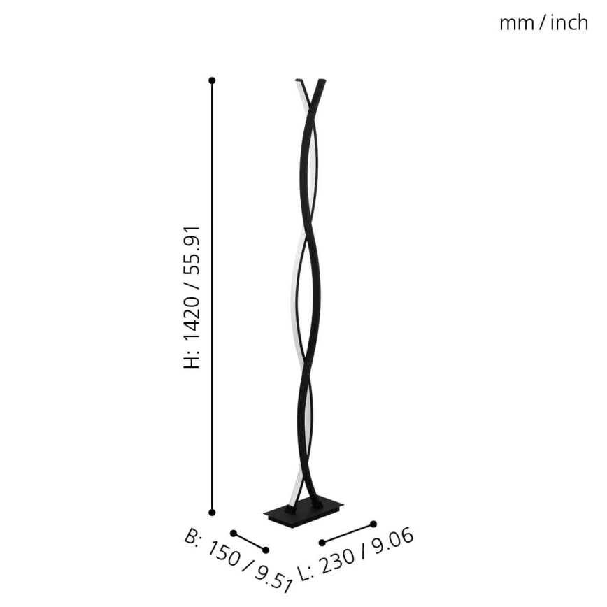 Eglo 99319 - LED-lattiavalaisin LASANA LED/32W/230V