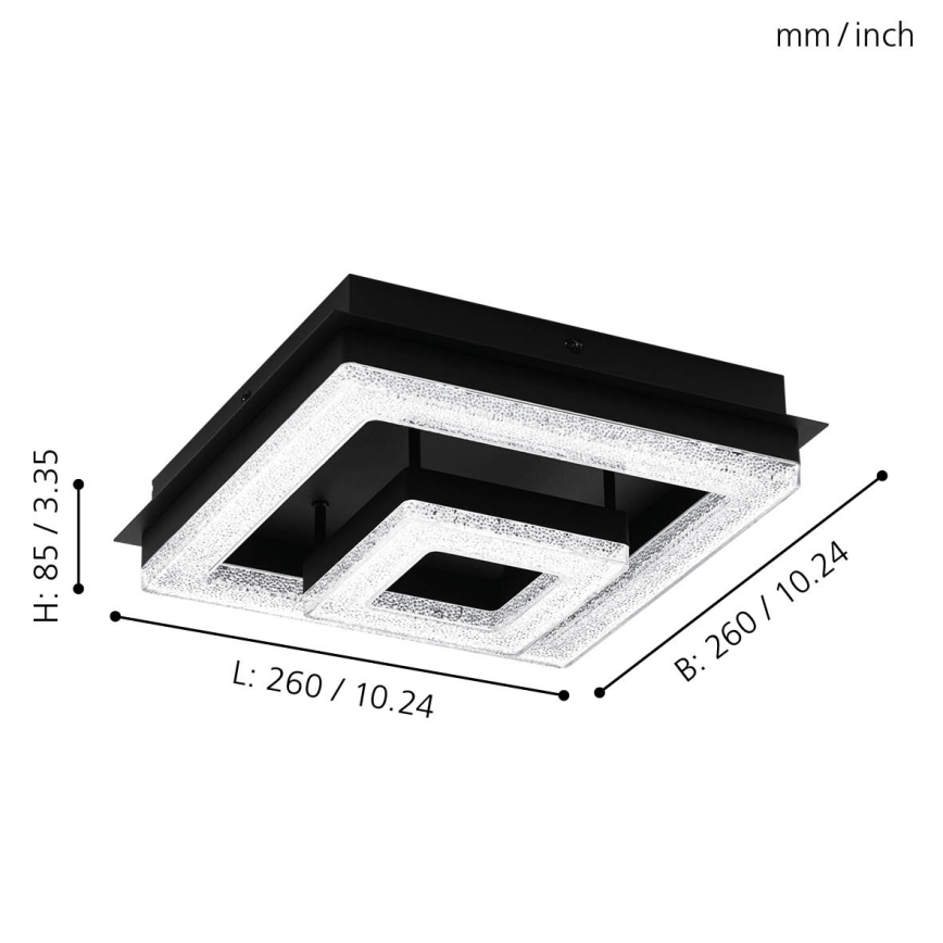 Eglo 99327 - LED-kattovalaisin FRADELO LED/12W/230V