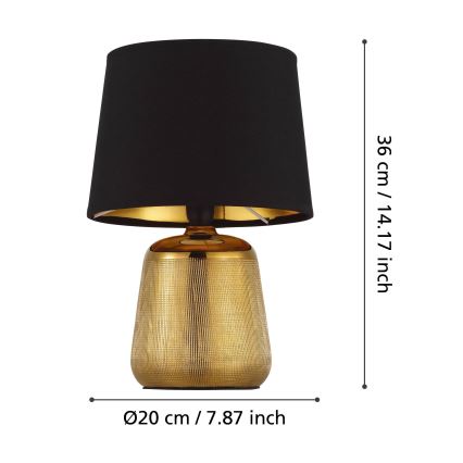 Eglo 99331 - Pöytävalaisin MANALBA 1xE14/40W/230V