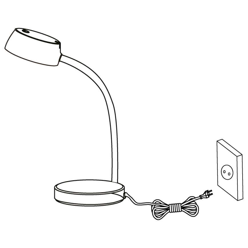 Eglo 99334 - LED-pöytävalaisin CABALES LED/4,5W/230V