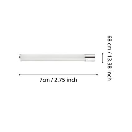 Eglo 99339 - kylpyhuoneen LED-peilivalo TRAGACETE LED/15W/230V IP44