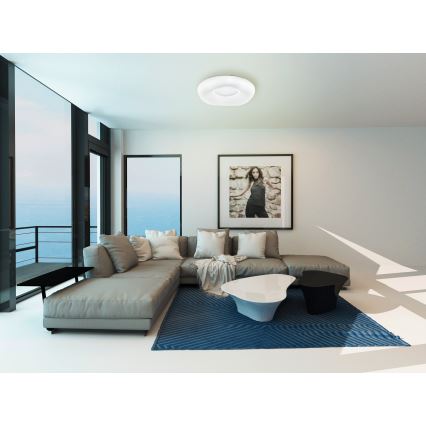 Eglo - Himmennettävä LED-kattovalaisin LED/18W/230V + kauko-ohjaus