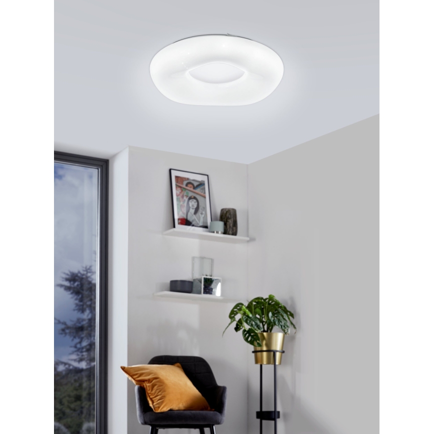 Eglo - Himmennettävä LED-kattovalaisin LED/18W/230V + kauko-ohjaus