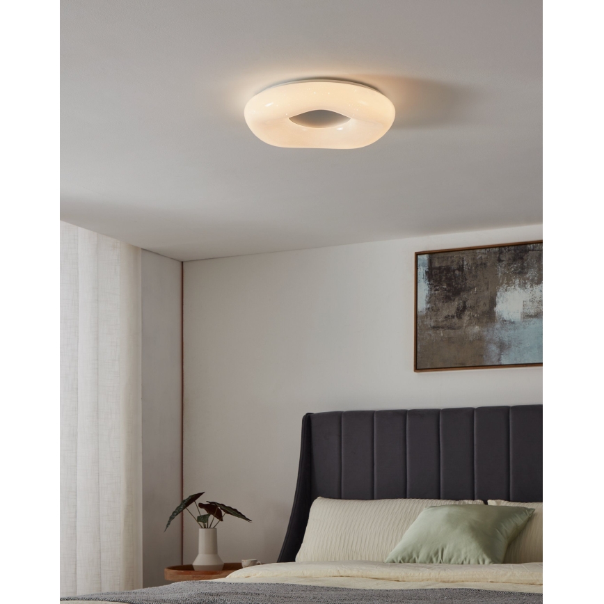 Eglo - Himmennettävä LED-kattovalaisin LED/18W/230V + kauko-ohjaus