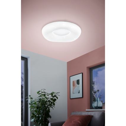 Eglo - Himmennettävä LED-kattovalaisin LED/18W/230V + kauko-ohjaus