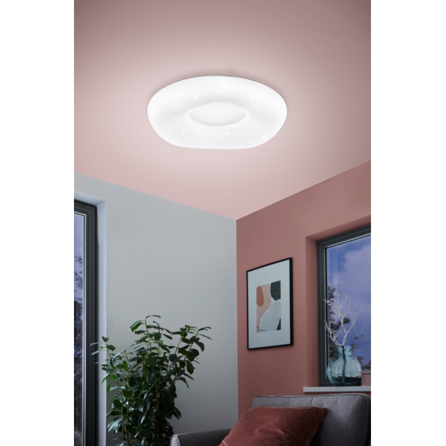Eglo - Himmennettävä LED-kattovalaisin LED/18W/230V + kauko-ohjaus