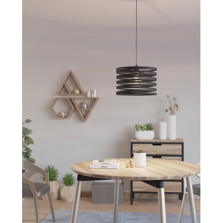Eglo 99345 - Kattokruunu narulla CREMELLA 1xE27/40W/230V