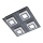 Eglo 99364 - LED-kattovalaisin MASIANO 4xLED/3,3W/230V