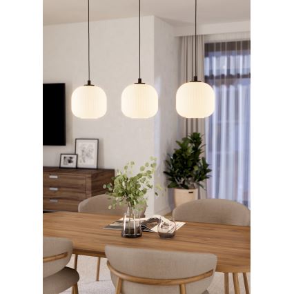 Eglo 99367 - Kattokruunu narulla MANTUNALLE 3xE27/40W/230V