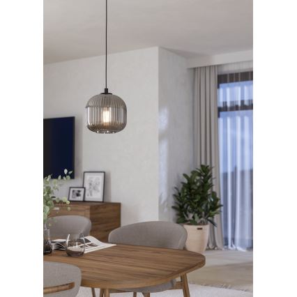 Eglo 99371 - Kattokruunu narulla MANTUNALLE 1xE27/40W/230V
