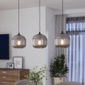 Eglo 99372 - Kattokruunu narulla MANTUNALLE 3xE27/40W/230V