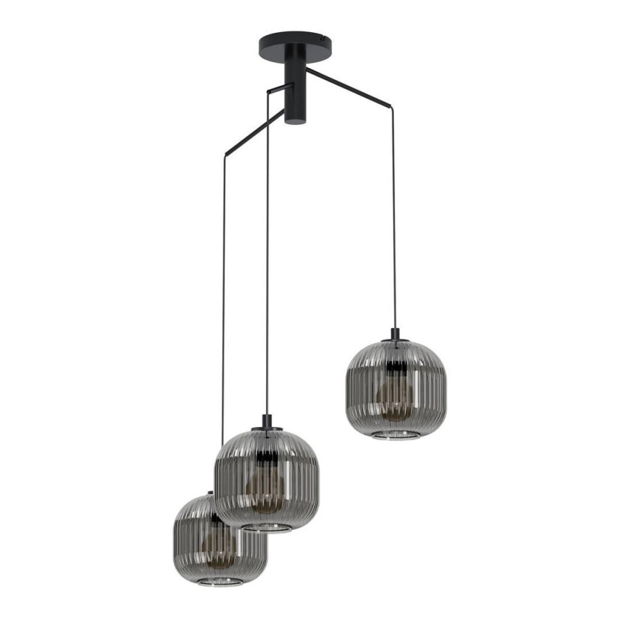 Eglo 99373 - Kattokruunu narulla MANTUNALLE 3xE27/40W/230V