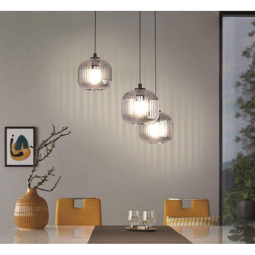 Eglo 99373 - Kattokruunu narulla MANTUNALLE 3xE27/40W/230V