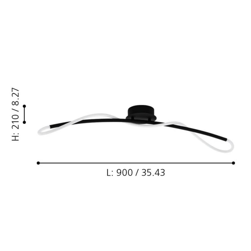 Eglo 99381 - LED-kattovalaisin EGIDONELLA LED/20W/230V