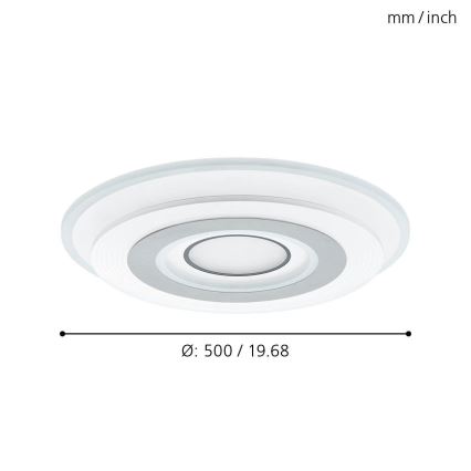 Eglo 99399 - LED-kattovalaisin REDUCTA 3xLED/16W/230V