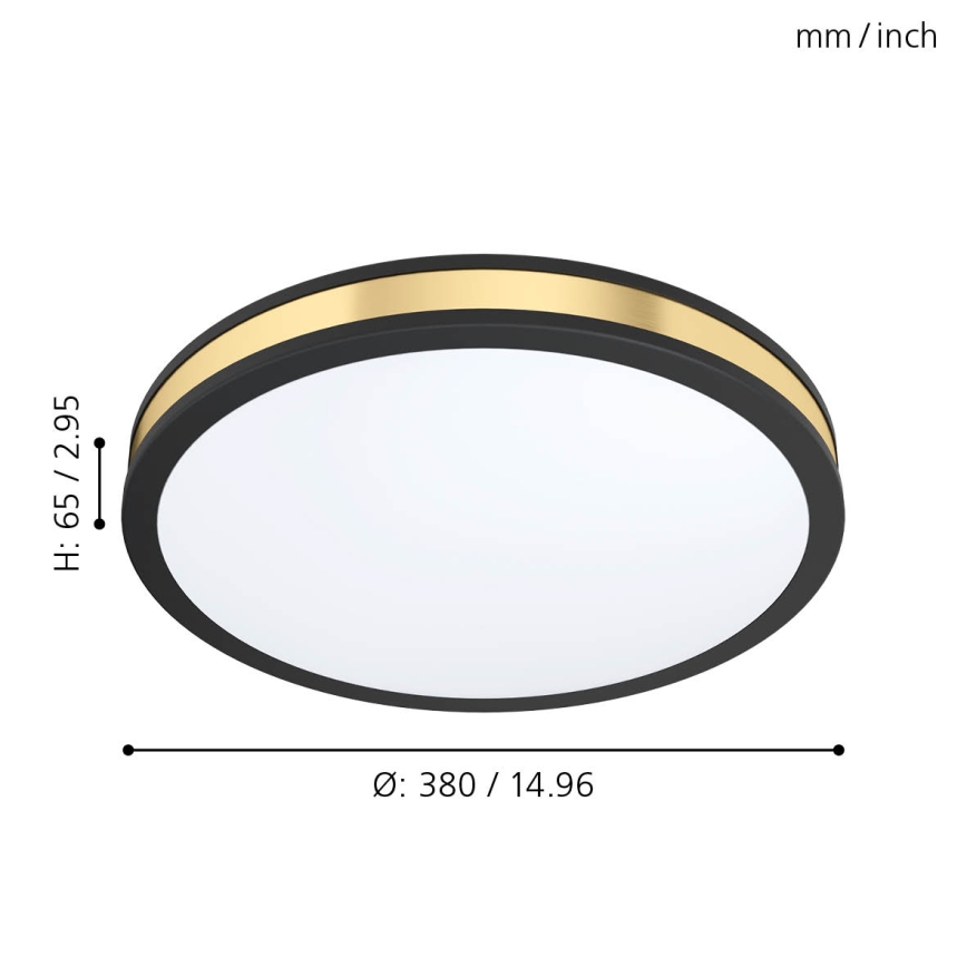 Eglo 99407 - LED-kattovalaisin PESCAITO LED/24W/230V