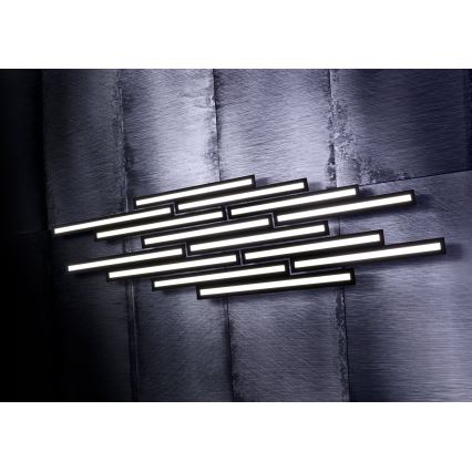 Eglo - Himmennettävä LED-RGB-kattovalaisin SALITERAS-C 2xLED/10W/230V