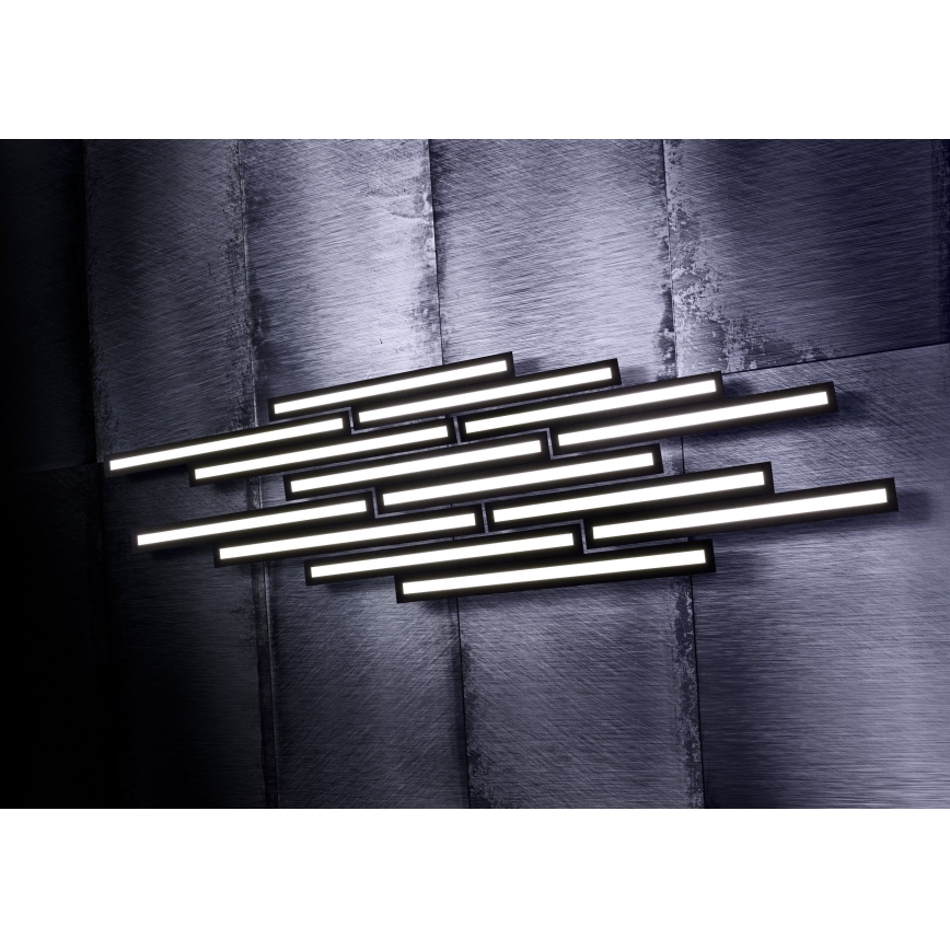 Eglo - Himmennettävä LED-RGB-kattovalaisin SALITERAS-C 2xLED/10W/230V