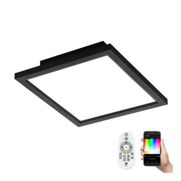Eglo 99415 - Himmennettävä LED-RGB-kattovalaisin SALOBRENA-C LED/16W/230V + Kauko-ohjaus