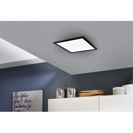 Eglo 99415 - Himmennettävä LED-RGB-kattovalaisin SALOBRENA-C LED/16W/230V + Kauko-ohjaus