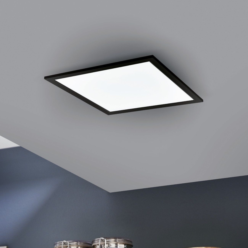 Eglo 99415 - Himmennettävä LED-RGB-kattovalaisin SALOBRENA-C LED/16W/230V + Kauko-ohjaus