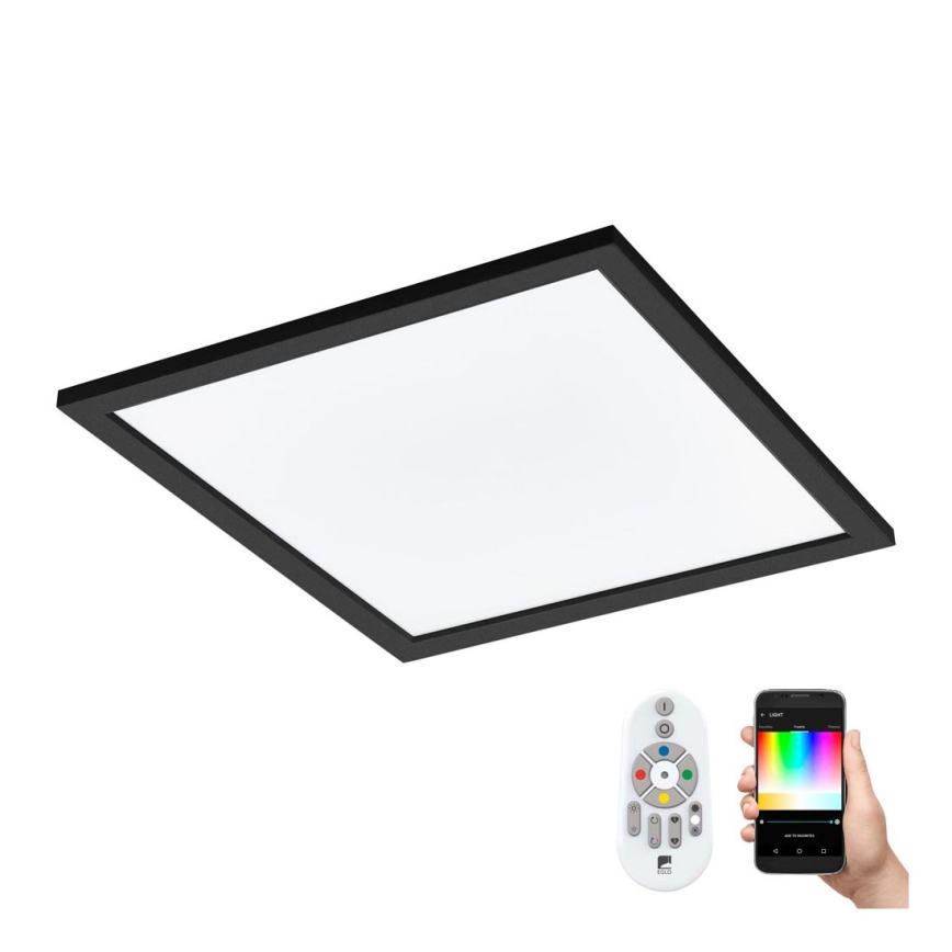 Eglo 99416 - Himmennettävä LED-RGBW-kattovalaisin SALOBRENA-C LED/20W/230V + Kauko-ohjaus