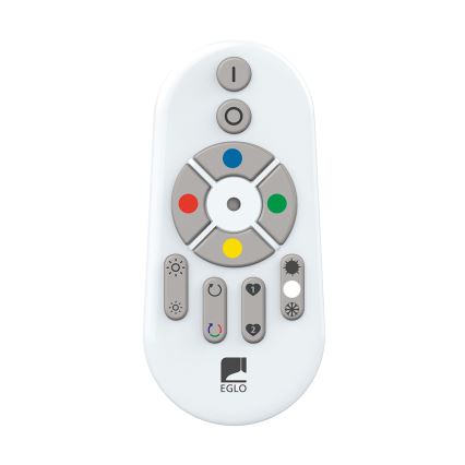 Eglo 99416 - Himmennettävä LED-RGBW-kattovalaisin SALOBRENA-C LED/20W/230V + Kauko-ohjaus