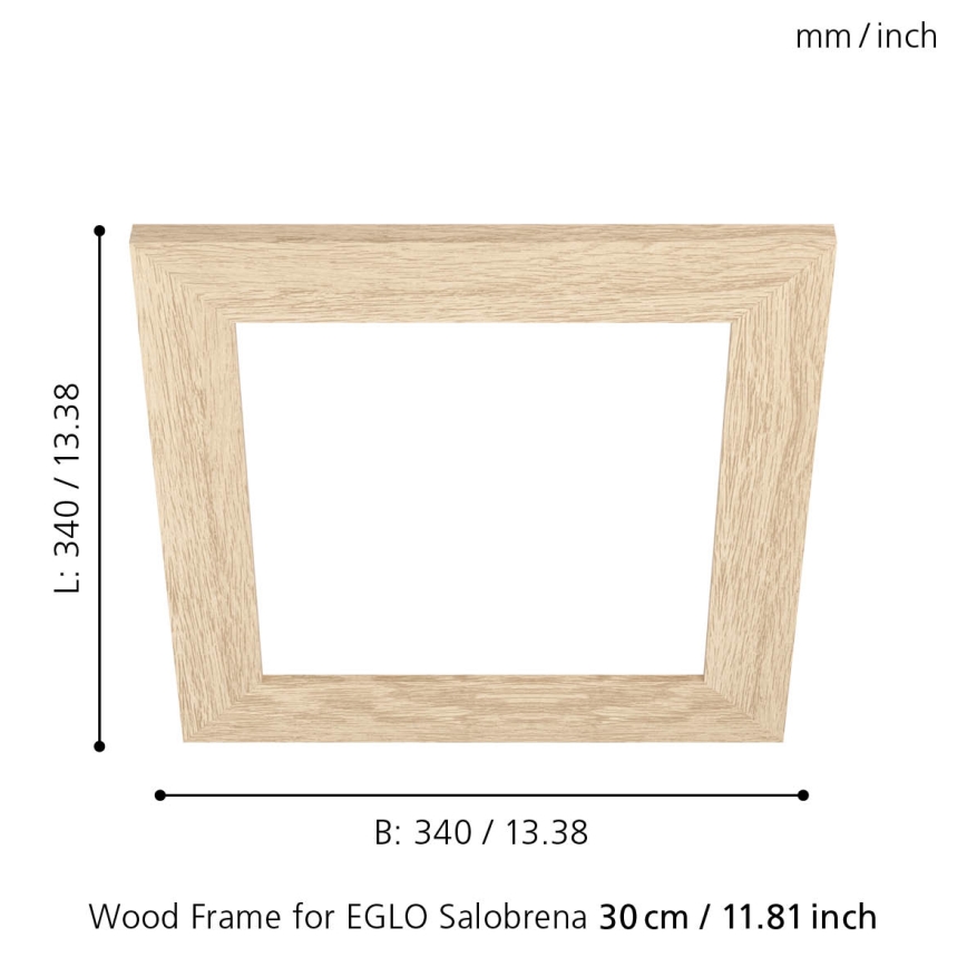 Eglo 99421 - Runko kattovalaisimille SALOBRENA 300x300 mm