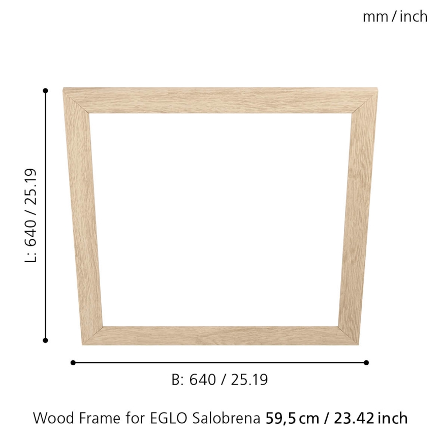 Eglo - Kehys valolle SALOBRENA 595x595 mm