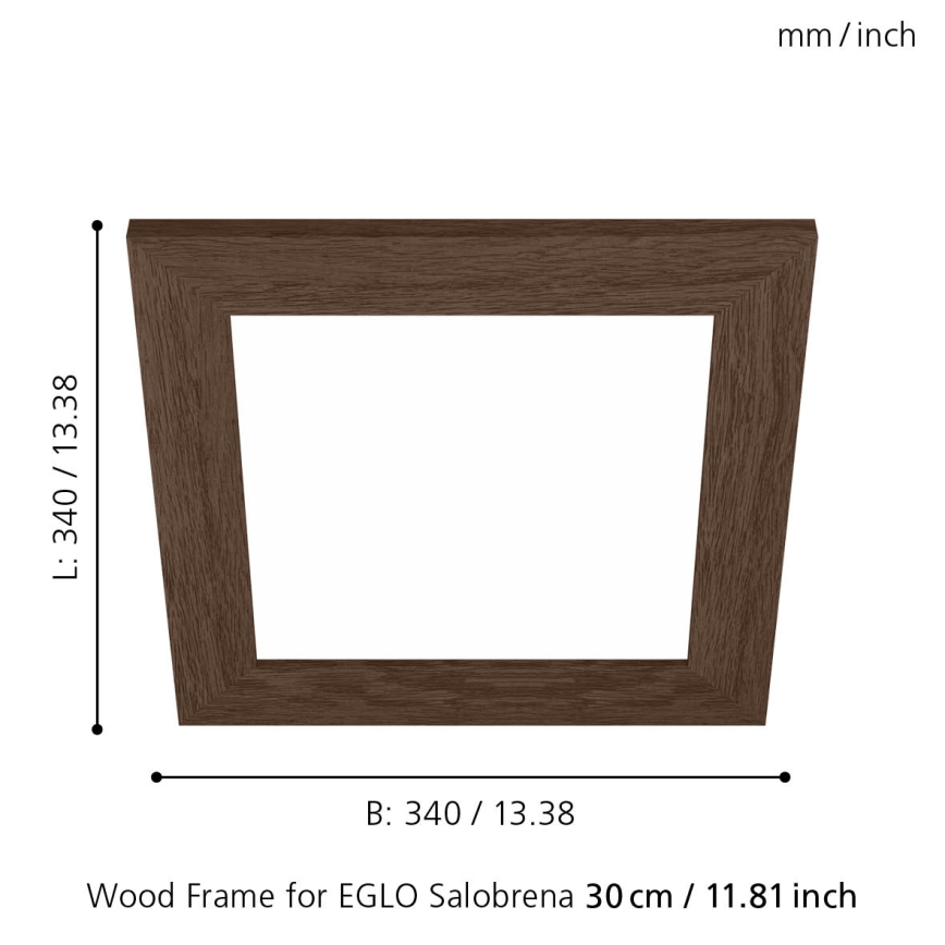 Eglo 99425 - Runko kattovalaisimille SALOBRENA 300x300 mm