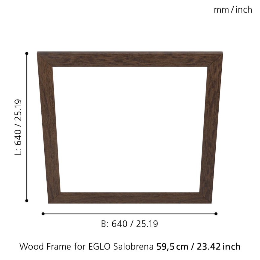 Eglo - Kehys valolle SALOBRENA 595x595 mm