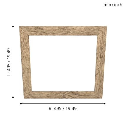 Eglo - Kehys valolle SALOBRENA 450x450 mm