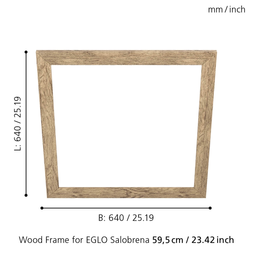 Eglo - Kehys valolle SALOBRENA 595x595 mm
