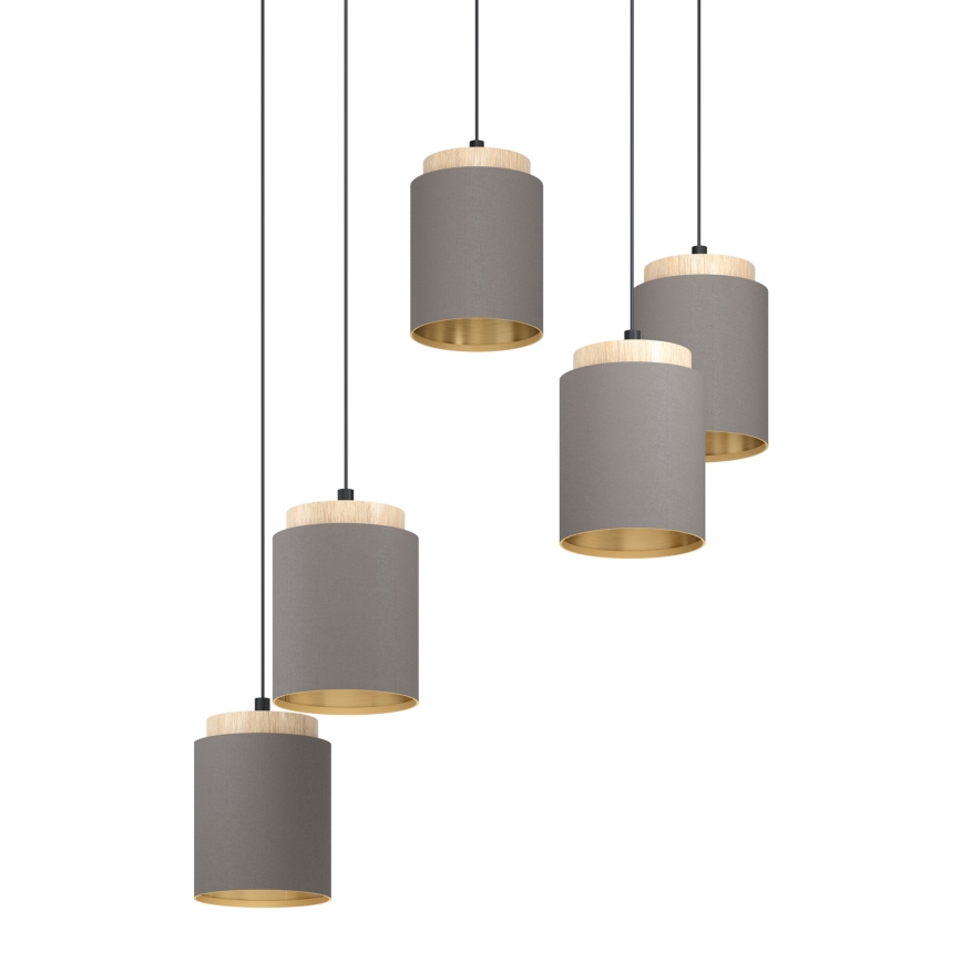 Eglo - Kattokruunu johdossa 5xE27/40W/230V hämähäkki