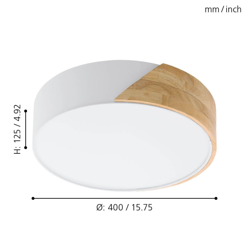 Eglo 99458 - Kattovalo GRIMALDINO 2xE27/28W/230V