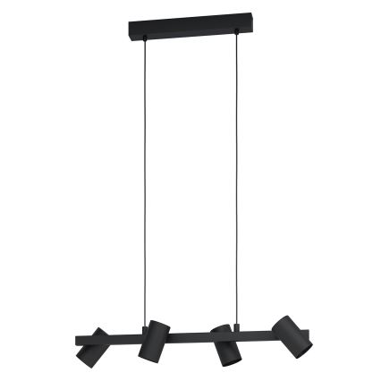 Eglo 99463 - Kattokruunu narulla GATUELA 4xE14/25W/230V