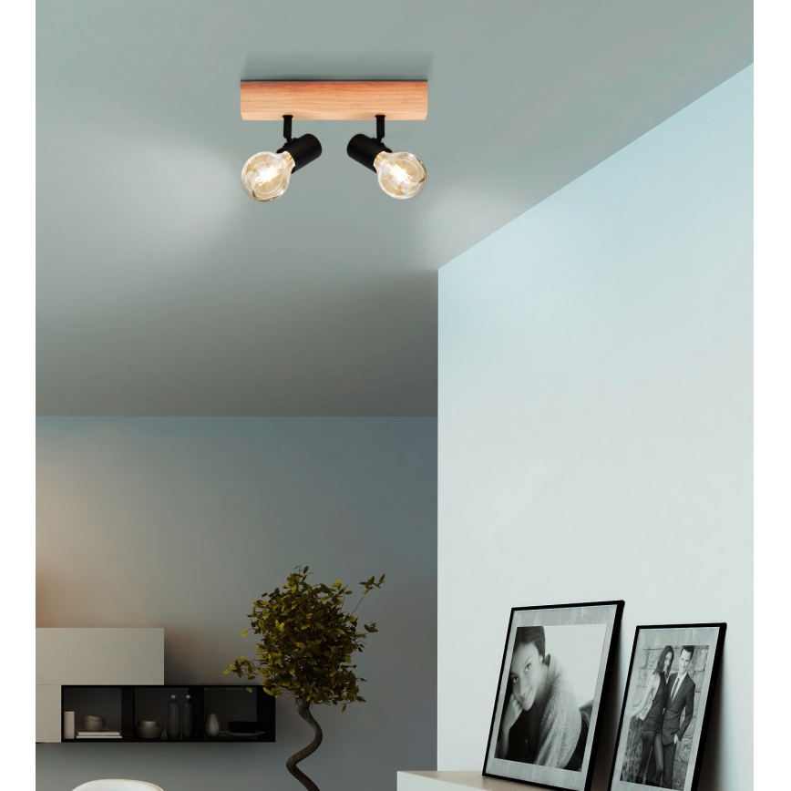 Eglo - Kohdevalo TOWNSHEND 2xE27/60W/230V - FSC sertifioitu