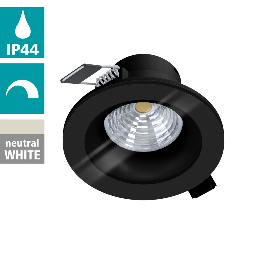Eglo - LED Himmennettävä kylpyhuoneen upotettava valo LED/6W/230V 4000K IP44